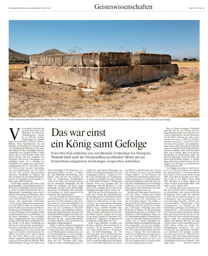 rezension das war einst-ein König samt Gefolge-Frankfurter Allgemeine Zeitung Geisteswissenschaft